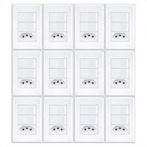 2 Interruptores Simples E 1 Tomada 2p+t 10a/250v Fame Kit 12