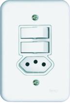 2 Interruptores Simples + Tomada 2P+T 20a Linha Pollar Radial