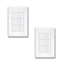 2 Interruptores Triplo Simples 4x2 16A Evidence - FAME 2 Interruptores Triplo Simples 4x2 16A Evidence - FAME