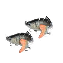 2 Iscas Artificiais Lambari Action Articulado 6 Segmentos - 10cm 18gr