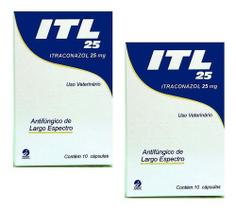 2 Itl 25 Itraconazol 25mg 10 Cápsulas Cepav Envio Imediato