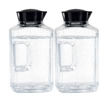2 Jarra Garrafa De Água Suco Geladeira Tampa Higiênica 1,7l - 2 Jarra Garrafa De Água Suco Geladeira Tampa Higiênica 1,7l -