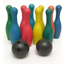 2 Jogo Boliche Infantil Brinquedo 10 Pinos 30cm + 2 Bolas 2 Jogo Boliche Infantil Brinquedo 10 Pinos 30cm + 2 Bolas