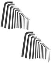 2 Jogo De Chave Hexagonal Longa 1/16 A 9/16 Gedore 14 Pçs