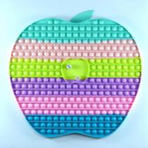 2 Jogo Pop It Fidget Toy Tabuleiro Dados Maça
