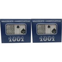 2 Jogos De Baralho Copag 1001 Duplo Plastificado