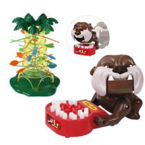 2 Jogos Macaco no Seu Galho + Dog Morde Dedo Diversão Dupla