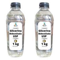 2 kg Glicerina Bidestilada Usp Vegetal com Laudo E Nf - Allquin