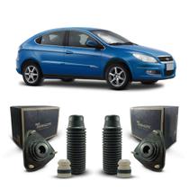 2 Kit Amortecedor Dianteiro Chery Cielo Hatch 2010 2011 2012