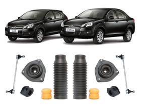 2 Kit Batente Bucha Suspensão Dianteira Jac J3 2012 2013 14