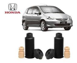 2 Kit Batente Coifa Coxim Dianteiro Honda Fit 2005 2006 2007 2008