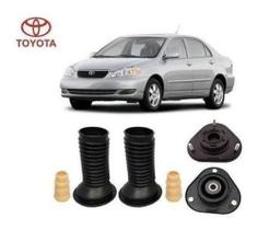 2 Kit Batente Coifa Coxim Dianteiro Toyota Corolla 2003 2004 2005