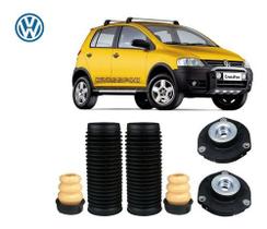 2 Kit Batente Coifa Coxim Dianteiro Volkswagen Crossfox 2006 2007 2008