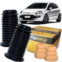 2 Kit Batente + Coifa Dianteira Fiat Punto 2008 até 2019 PAR