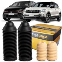 2 Kit Batente + Coifa Par Traseiro Virtus Polo T-Cross Nivus