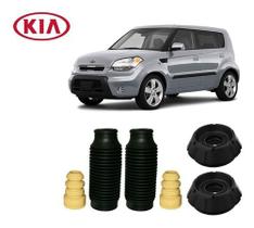 2 Kit Batente Coxim Amortecedor Dianteiro Kia Soul 2012 2013 2014