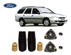 2 Kit Batente Coxim Coifa Rolamento Do Amortecedor Dianteiro Ford Escort Zetec Sw 1997 1998 1999 2000