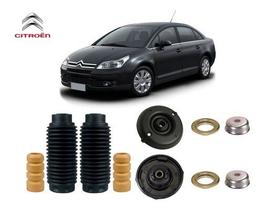 2 Kit Batente Coxim Coifa Rolamento Prato Amortecedor Dianteiro Citroen C4 Pallas 2007 2008 2009 10 11 12 13/...