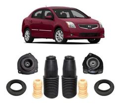 2 Kit Batente Coxim Dianteiro Nissan Sentra 2.0 2010 2011 12