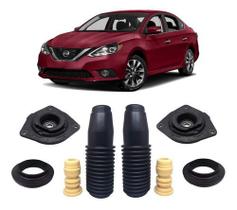 2 Kit Batente Coxim Dianteiro Nissan Sentra 2014 2015 2016