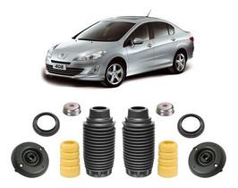 2 Kit Batente Coxim Dianteiro Peugeot 408 2011 2012 2013 14