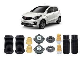 2 Kit Batente Coxim Dianteiro Traseiro Mobi 2018 2019 2020