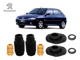 2 Kit Batente Coxim Rolamento Dianteiro Peugeot 306 1997 1998 1999