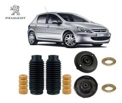 2 Kit Batente Coxim Rolamento Dianteiro Peugeot 307 2002 2003 2004