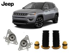 2 Kit Batente Coxim Traseiro Jeep Compass 2016 2017 2018/...