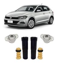 2 Kit Batente Coxim Traseiro Volkswagen Polo 2017 2018 2019