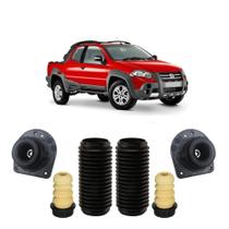 2 Kit Batente Dianteiro Fiat Strada Adventure 08 09 10 2011 2012 2013 2014 2015 2016 2017 2018 2019