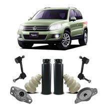 2 Kit Batente + Tirante Traseiro Tiguan 2013 2014 2015 2016