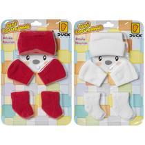 2 Kit Bebê Meias Touca Luvas Recém Nascido Menino Saída Maternidade