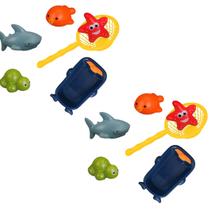 2 Kit Brinquedo de banho para bebê infantil bichinhos coloridos interativo diversão brincar aprender 2 Kit Brinquedo de banho para bebê infantil bichinhos coloridos interativo diversão brincar aprender