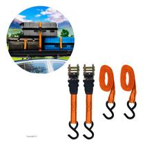 2 Kit Catraca + Cinta Amarração 4,5 Metros Carreta Guincho