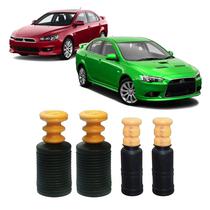 2 Kit Coifa Batente Dianteiro Traseiro Lancer 2014 2015 2016