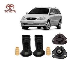 2 Kit Coxim Amortecedor Dianteiro Toyota Fielder 2003 2004 2005 2006 2007