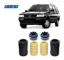 2 Kit Coxim Batente Amortecedor Dianteiro Fiat Elba 1989 1990 1991 1992