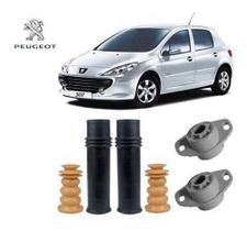 2 Kit Coxim Batente Amortecedor Traseiro Peugeot 307 2002 2003 2004 2005