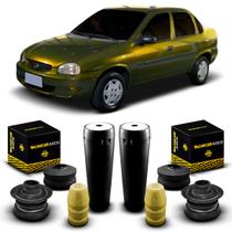 2 Kit Coxim Batente Coifa Bucha Traseiro Chevrolet Corsa Classic 2002 2003 2004 2005 2006 2007 2008 2009 2010 2011 2012