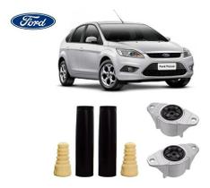 2 Kit Coxim Batente Coifa Da Suspensão Amortecedor Traseiro Ford Focus 2008 2009 2010 2011 2012 2013 - Envio Imediato