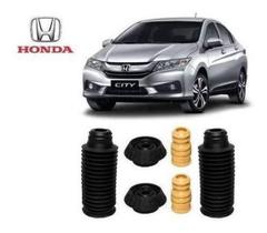 2 Kit Coxim Batente Coifa Dianteiro Honda City 2009 2010 2011 2012 2013