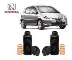 2 Kit Coxim Batente Coifa Dianteiro Honda Fit 2003 2004 2005 2006