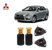 2 Kit Coxim Batente Coifa Dianteiro Mitsubishi Lancer 2008 2009 2010 2011