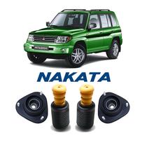 2 Kit Coxim Batente Coifa Dianteiro Pajero IO 2000 2001 2002