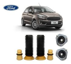 2 Kit Coxim Batente Coifa Do Amortecedor Dianteiro Ford New Ka 2015 16 17 18 19