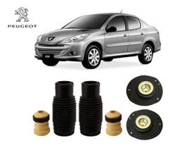 2 Kit Coxim Batente Coifa Do Amortecedor Dianteiro Peugeot 207 Passion Sedan 1.4 1.6 2009 2010 2011 2012 2013/...