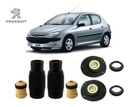 2 Kit Coxim Batente Coifa Rolamento Do Amortecedor Dianteiro Peugeot 206 1.4 1.6 2006 2007 2008 Envio Imediato