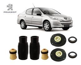 2 Kit Coxim Batente Coifa Rolamento Do Amortecedor Dianteiro Peugeot 207 Passion Sedan 1.0 2009 2010 2011 2012 2013/...