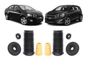 2 Kit Coxim Batente Dianteiro Chevrolet Sonic 2012 2013 2014